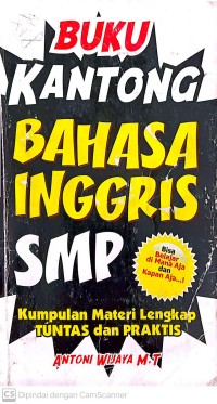 Buku kantong bahasa inggris SMP