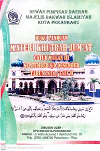 Cawu III buku panduan materi khutbah jumat