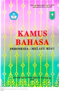 Kamus bahasa melayu riau