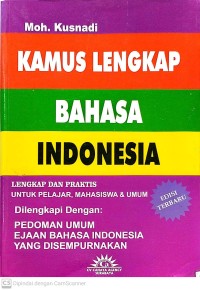 Kamus lengkap bahasa indonesia