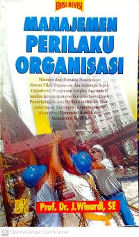 Image of Manajemen Perilaku Organisasi
