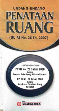 Image of Undang-Undang Penataan Ruang